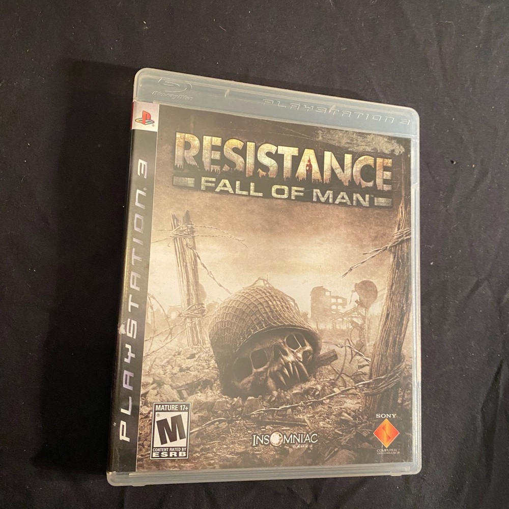 Sony Resistance: Fall of Man - Brown & Black PS3 Game Case